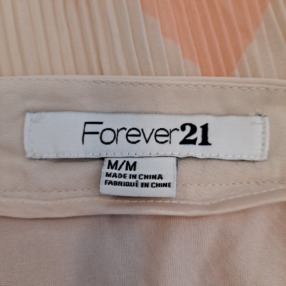 Forever 21 Multicolor Pleated A-Line Skirt - Picture 6 of 7